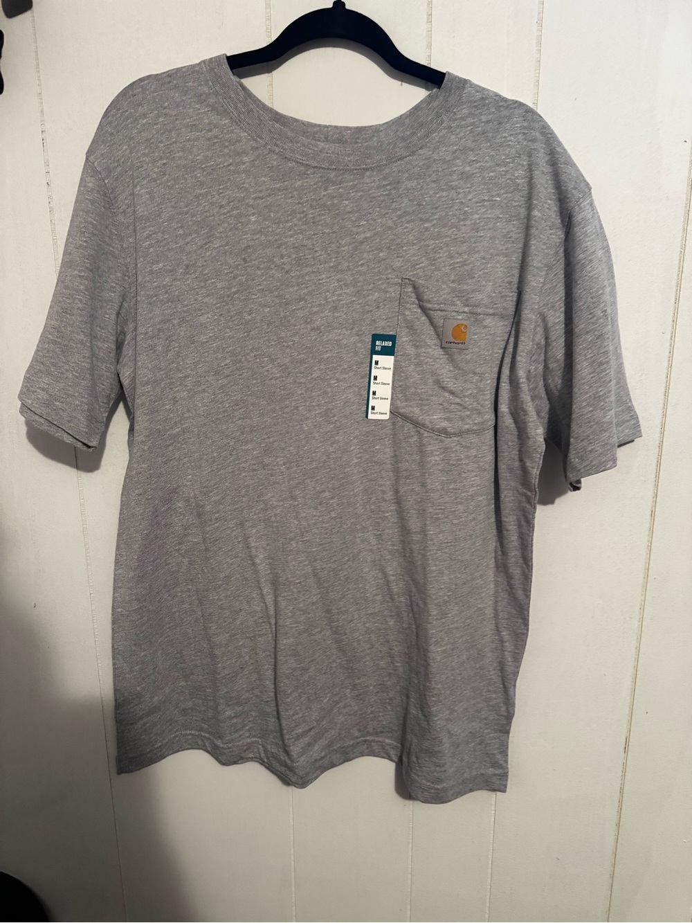 Carhartt Men's Grey Pocket T-Shirt